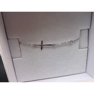 Sterling Silver Cross Chain